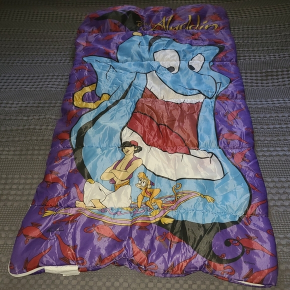 Disney Other - Disney Aladdin Genie Blue and Purple Sleeping Bag